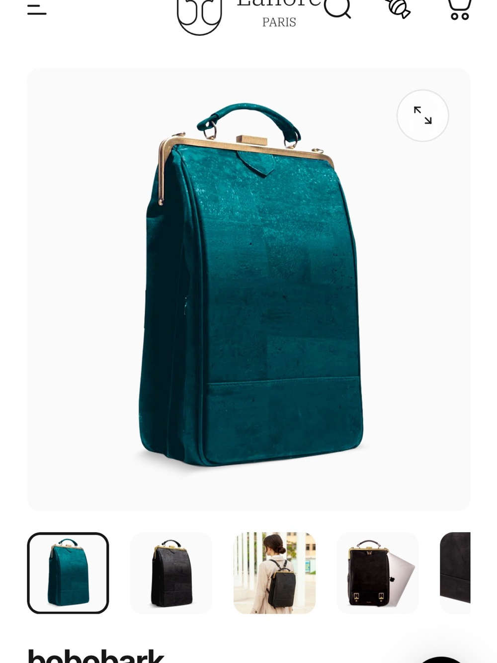 Hand-made Designer Laptop Backpack in Emerald is as Gorgeous as it is Functional